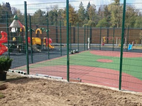 Забор на детскую площадку 50 метров фото в Белоомуте